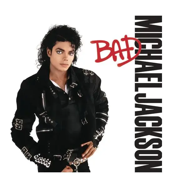 Pochette de l'album Bad de Michael Jackson, 1987
