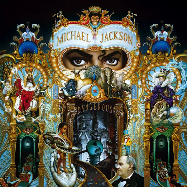 Pochette de l'album Dangerous de Michael Jackson, 1991