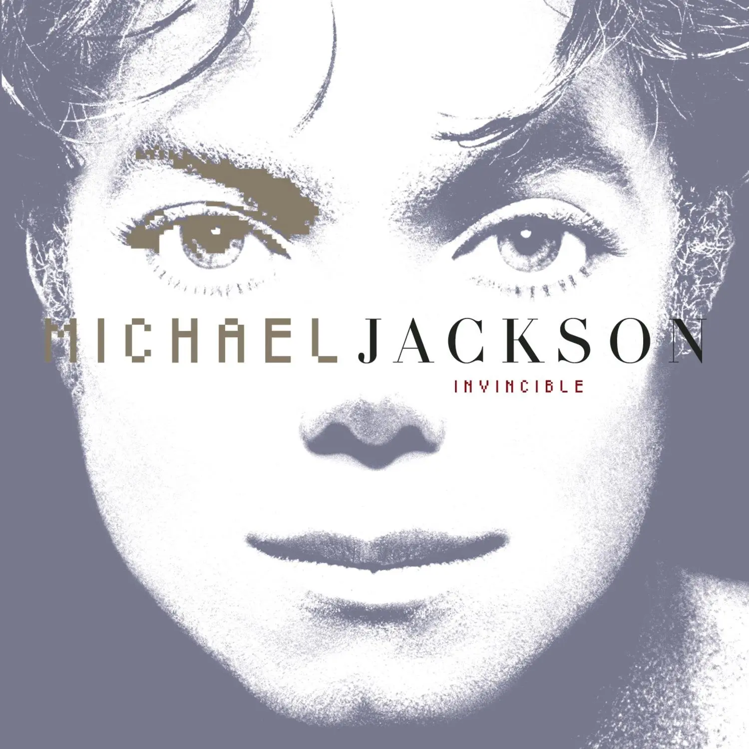 Pochette de l'album Invincible de Michael Jackson, 2001