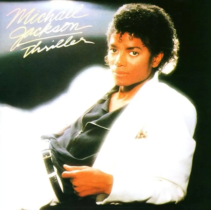 Pochette de l'album Thriller de Michael Jackson, 1982