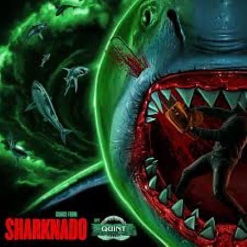 Vinyle Songs From Sharknado | Édition Limitée Couleur Éclaboussures de Sang