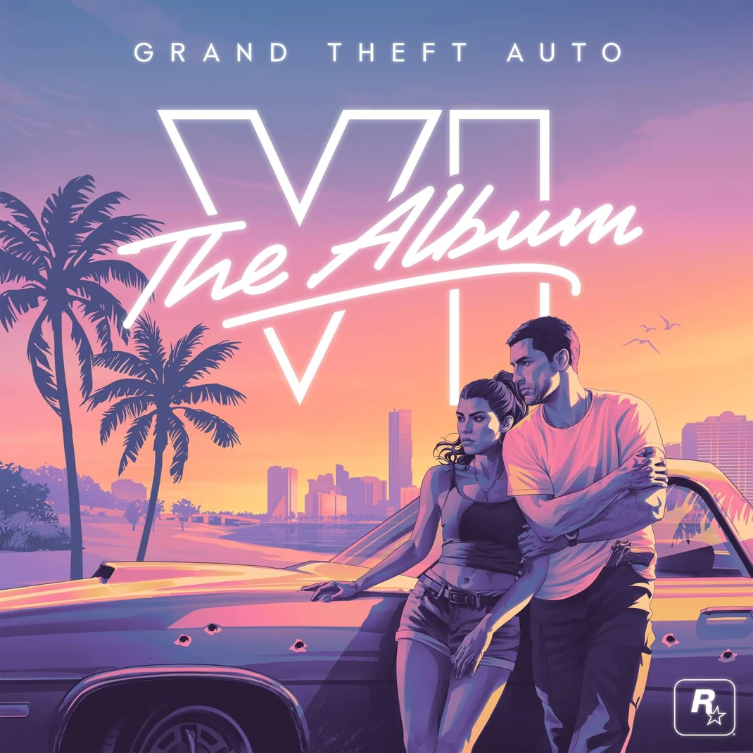 Vinyle Grand Theft Auto VI : The Album | Édition Limitée Exclusivité Fnac Marbrée